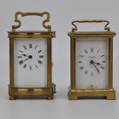 Lot 127 - An early 20th century brass cased carriage...