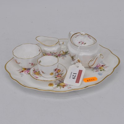 Lot 129 - A Royal Crown Derby miniature Derby posies...