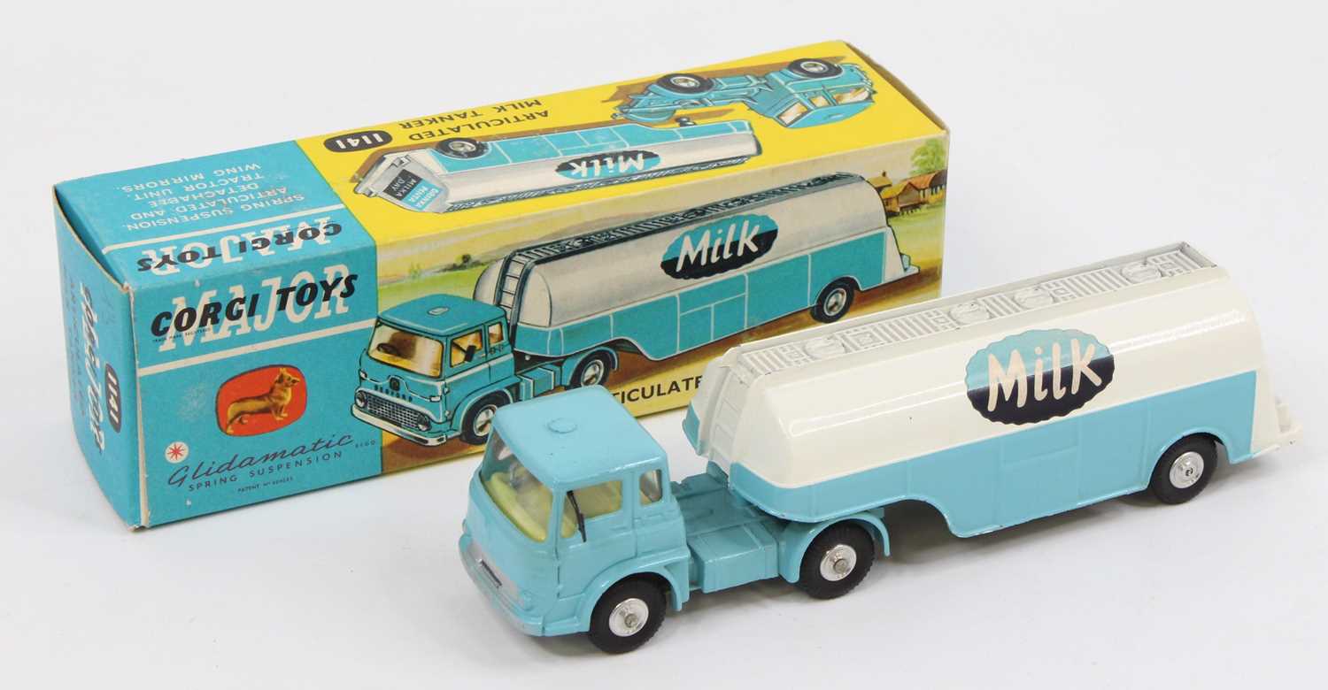 Lot 1513 - Corgi Toys, 1141, Milk Articulated Tanker,...