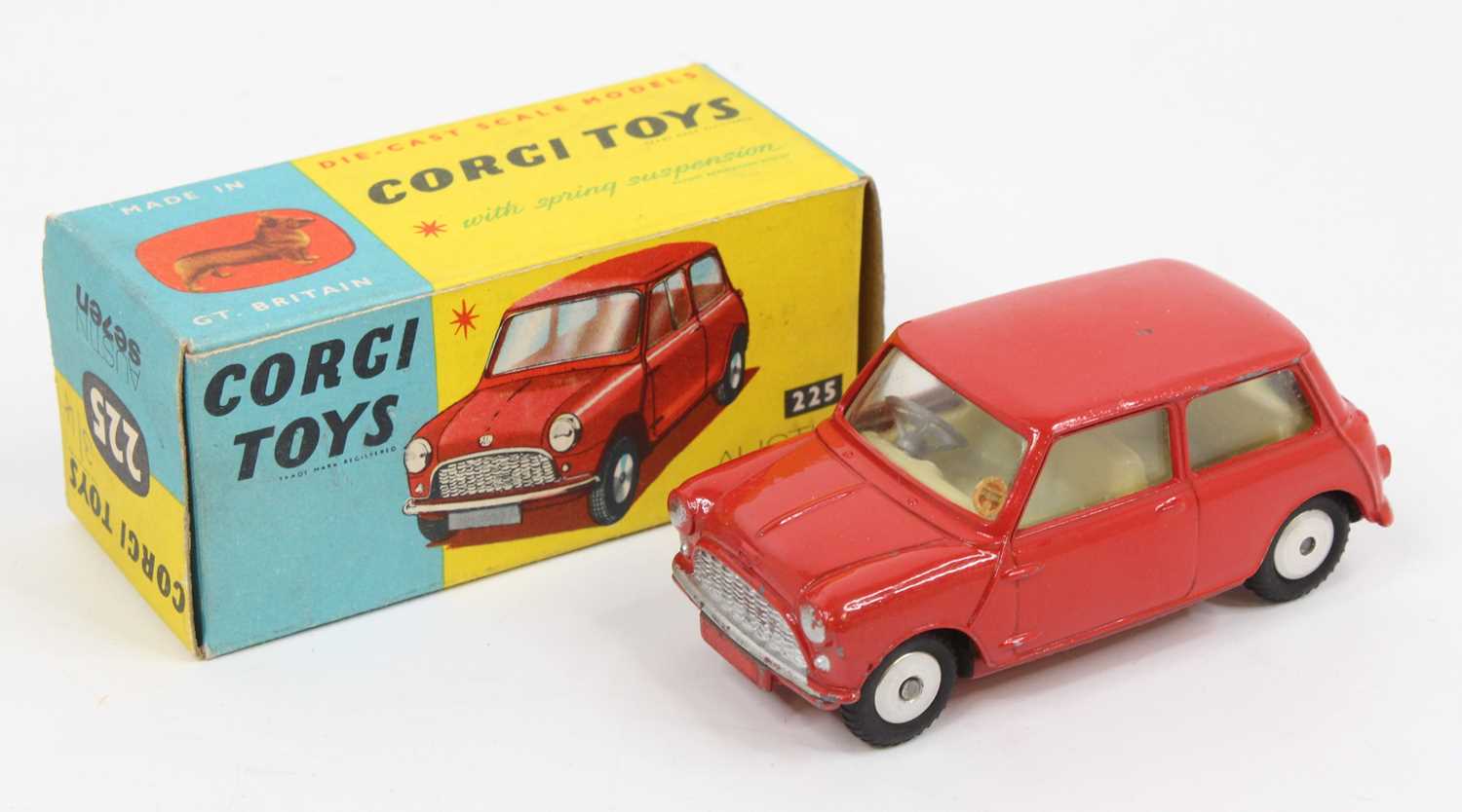 Lot 1520 - Corgi Toys No. 225 Austin Seven, comprising...