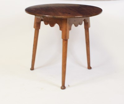 Lot 2667 - A George III fruitwood topped cricket table,...