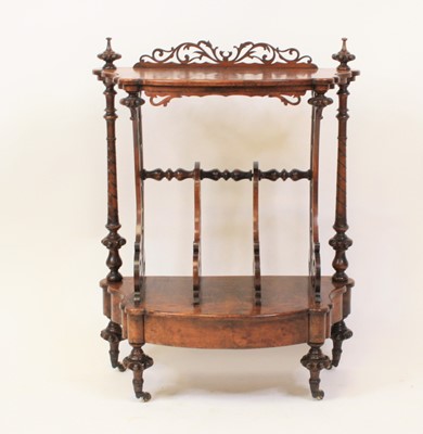 Lot 2666 - A mid Victorian walnut and figured walnut...