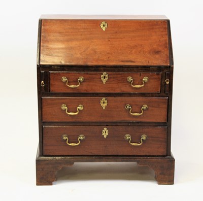 Lot 2668 - A late Georgian mahogany child's writing...