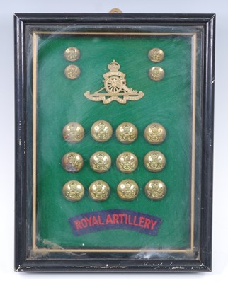 Lot 632 - A set of twelve buttons for the Royal...