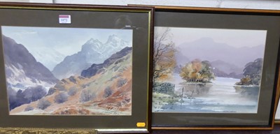 Lot 1072 - E Grieg Hall - Above Great Longdale, and Rydal...