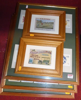 Lot 1094 - A framed display of Players Cigarette Cards,...