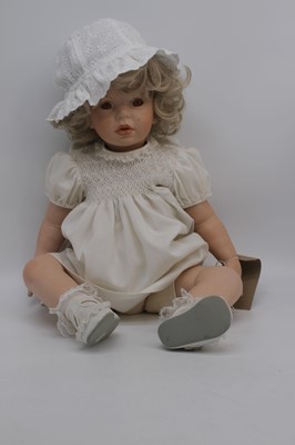 Lot 224 - A modern Donna Ru Bert bisque doll, baby Shay,...