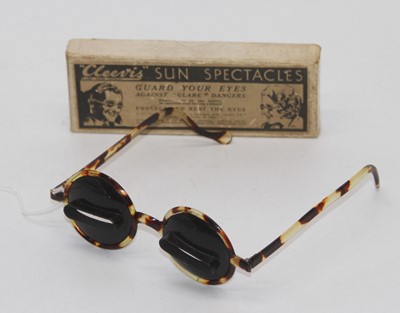 Lot 359A - A pair of Clevis sun spectacles having faux...