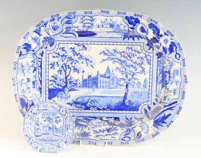 Lot 4038 - A John and William Ridgway blue and white...