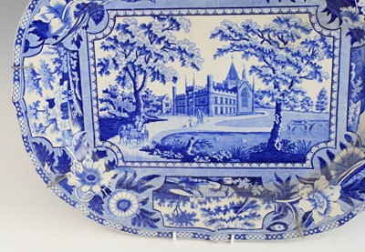 Lot 4038 - A John and William Ridgway blue and white...