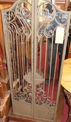 Lot 1169 - A contemporary French wrought metal shuttered...