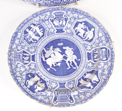 Lot 4031 - Two Spode blue and white transfer decorated...