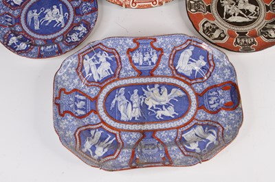 Lot 4032 - Two Spode transfer decorated plates, circa...