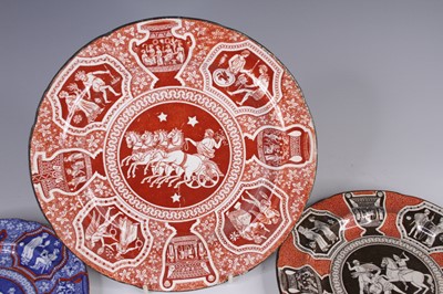 Lot 4032 - Two Spode transfer decorated plates, circa...