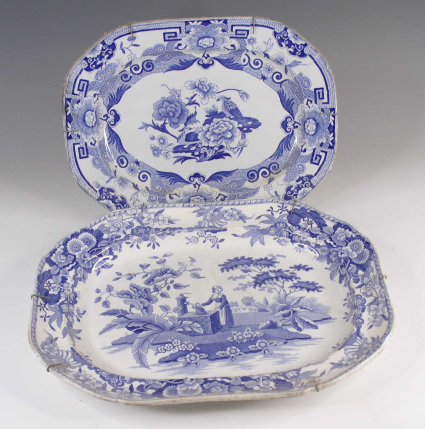 Lot 4027 - A Mason's blue and white transfer decorated...