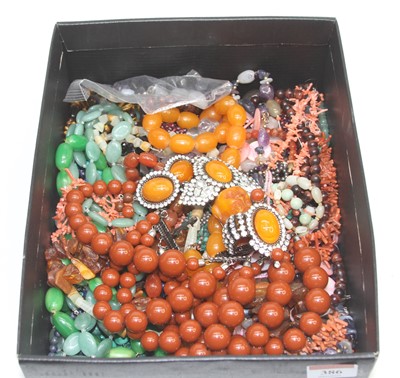 Lot 386 - A box of miscellaneous modern costume...