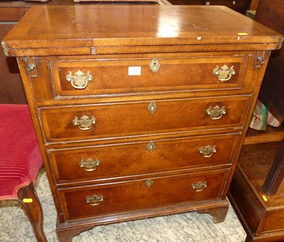 Lot 1264 - An early 20th century walnut and crossbanded...