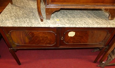 Lot 1265 - An early 20th century mahogany and variegated...