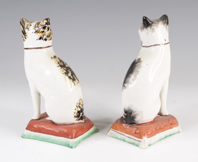 Lot 4050 - A matched pair of Victorian Staffordshire...