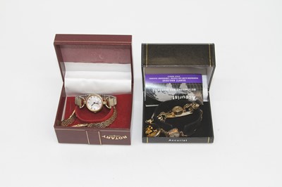 Lot 512 - A ladies Verity 9ct gold cased wristwatch...