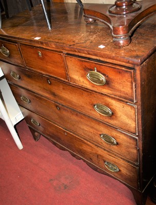 Lot 1322 - An early 19th century mahogany squarefront...