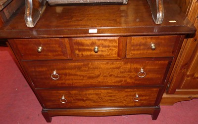 Lot 1342 - A Stag Minstrel low chest of drawers, w.81.5cm