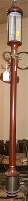 Lot 1344 - A contemporary ship's gimballed barometer, h.95cm