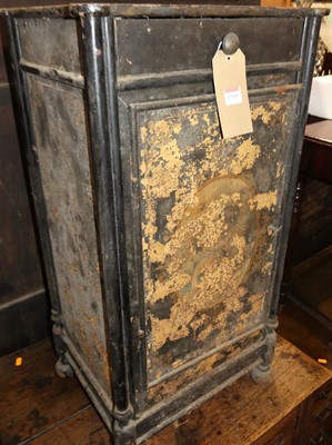 Lot 1349 - A Victorian painted metal single door side...