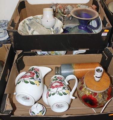 Lot 781 - Three boxes of miscellaneous ceramics to...