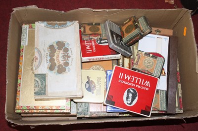 Lot 755 - A collection of cigar boxes