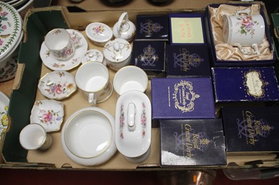 Lot 700 - A box of Royal Crown Derby ceramics