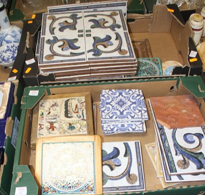 Lot 701 - Two boxes of tiles