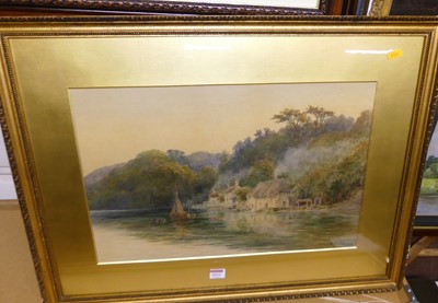 Lot 1032 - G.J. Lamb - On the Dart, watercolour, signed...