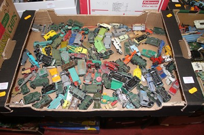 Lot 1517 - A box of playworn diecast vehichles...