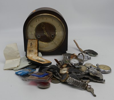 Lot 572 - A collection of wristwatches, pocket watches...