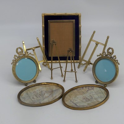 Lot 573 - A collection of miniature photograph frames...