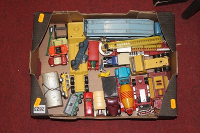 Lot 1543 - One box of various playworn diecast toys