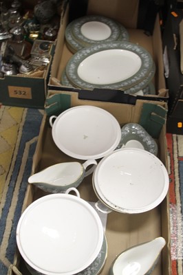 Lot 812 - Two boxes of Wedgwood dinner wares