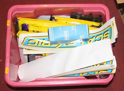 Lot 1541 - Two boxes of Scalextric track & accessories