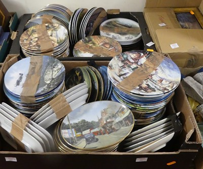 Lot 615 - 6783 
A large collection of collectors plates...