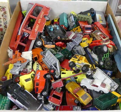 Lot 637 - A collection of toy cars, to include Dinky