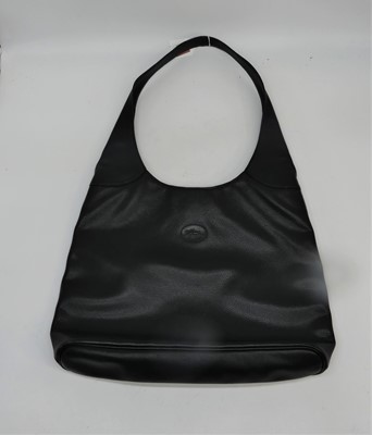 Lot 641 - A lady's black leather handbag