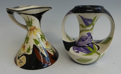 Lot 48 - A Black Ryden pottery single-handled jug in...
