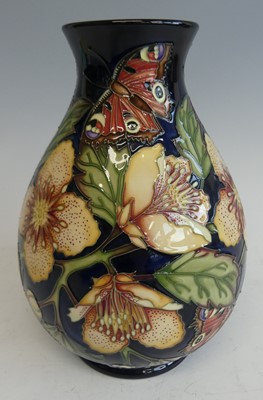 Lot 74 - A contemporary Moorcroft vase in the Amber...