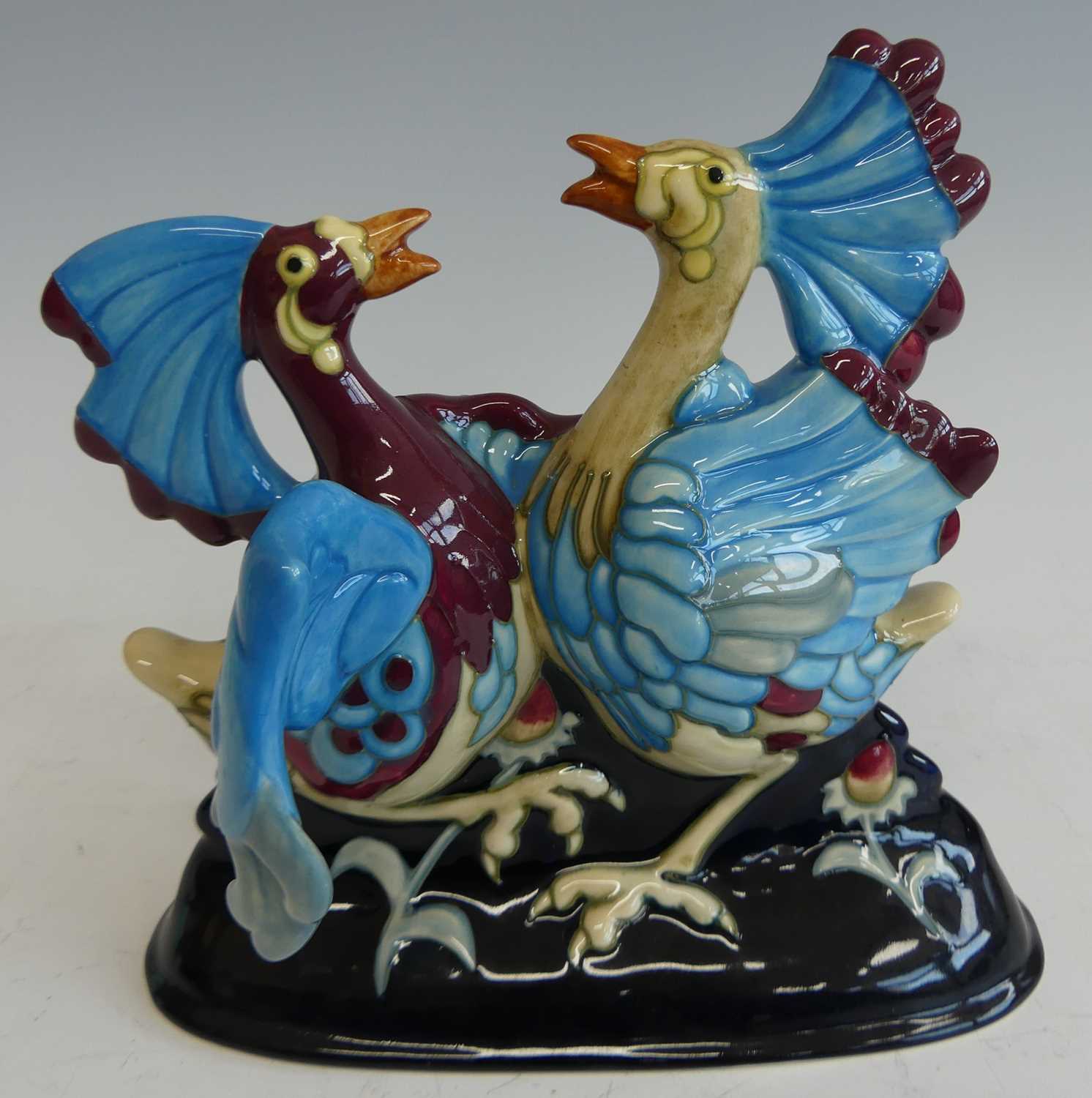 Lot 10 - A contemporary Moorcroft pottery model of...