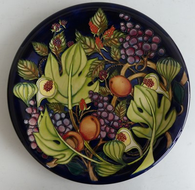 Lot 69 - A large contemporary Moorcroft pottery charger...