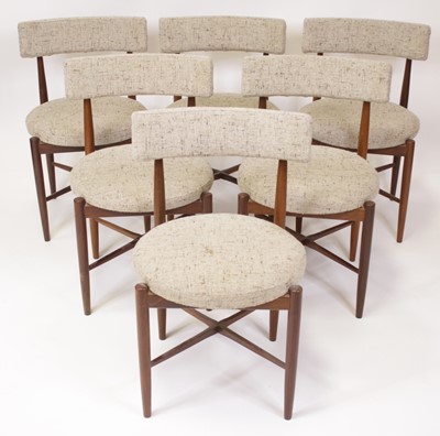 Lot 480 - A set of six 1960s G-Plan Fresco teak dining...