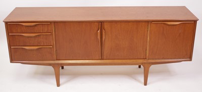 Lot 474 - A 1960s Jentique teak sideboard, having twin...