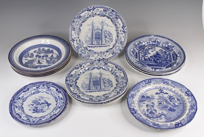 Lot 4026 - A set of four Mason's ironstone blue and white...