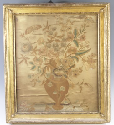 Lot 4272 - A 19th century silkwork picture depicting a...